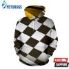 Checkered Flag Racing Style 3D Hoodie