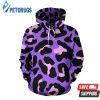 Cheetah Purple Neon Pattern 3D Hoodie