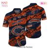 Chicago Bears NFL Hawaiian Shirt Graphic Tropical Pattern Short Sleeve Summer For Fans