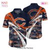 Chicago Bears NFL Summer Hawaiian Shirt Floral Pattern Graphic For Football NFL Enthusiast