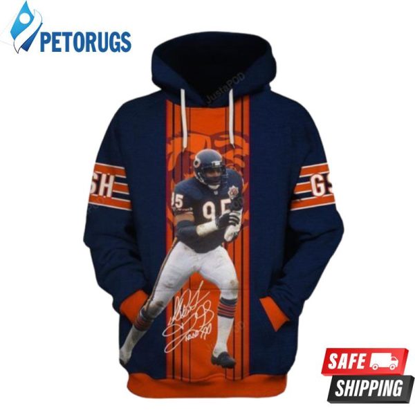 Chicago Bears Richard Dent Ncaa Football Many Logo Chicago Bears Richard Dent Chicago Bears Richard Dent 3D Hoodie