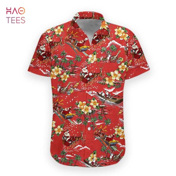 Christmas Santa Hawaii Shirt 3D Limited Edition