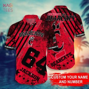 Cincinnati Bearcats Personalized Hawaiian Shirt