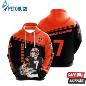 Cincinnati Bengals Boomer Esiason 7 3D Hoodie