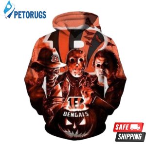 Cincinnati Bengals Halloween Horror Night 3D Hoodie