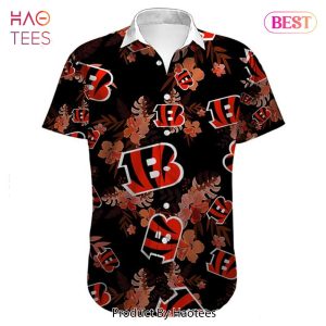 Cincinnati Bengals Hawaiian Shirt flower summer gift for fans