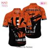 Cincinnati Bengals NFL Hawaii Shirt Graphic Tropical Pattern Short Sleeve Hot Summer