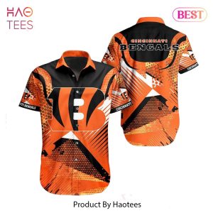 Cincinnati Bengals NFL Hawaiian Shirt Summer Short Sleeve Button Down Shirt Perfect Gift For Big Fans