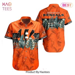 Cincinnati Bengals NFL Hawaiian Shirt Tropical Pattern Graphic Gift For Fan NFL Enthusiast