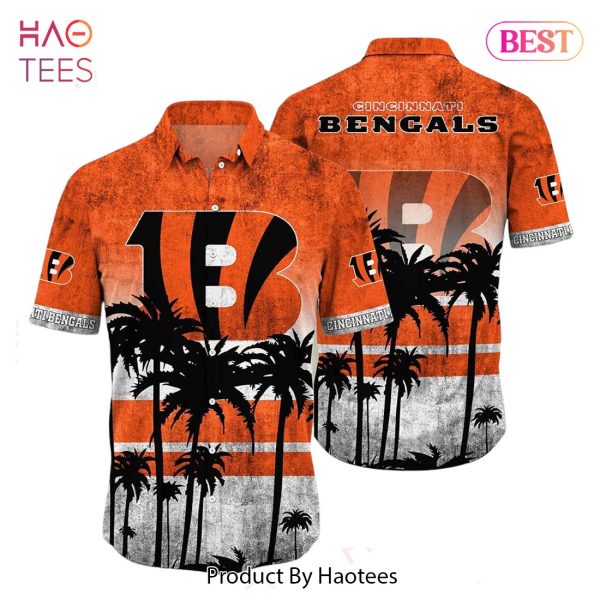 Cincinnati Bengals NFL Hawaiian Shirt Tropical Pattern Graphic New Collection Summer Gift For Fan NFL