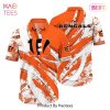 Cincinnati Bengals NFL Hawaiian Shirt Tropical Pattern New Trend Summer For Sports Football Fans