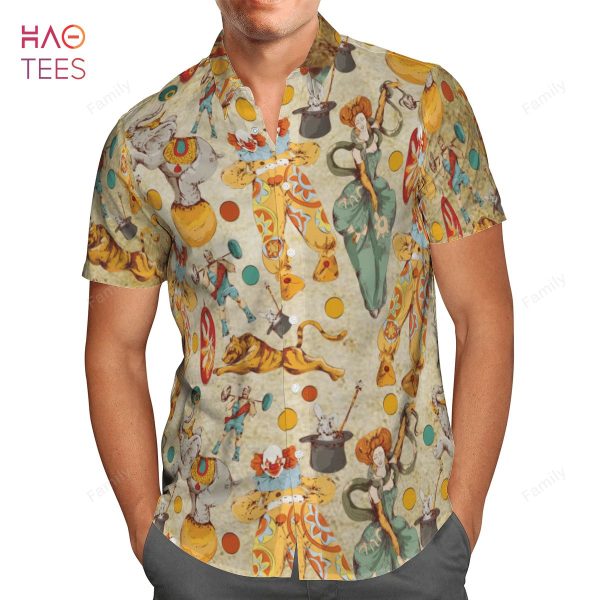 Circus Retro Hawaiian Shirt