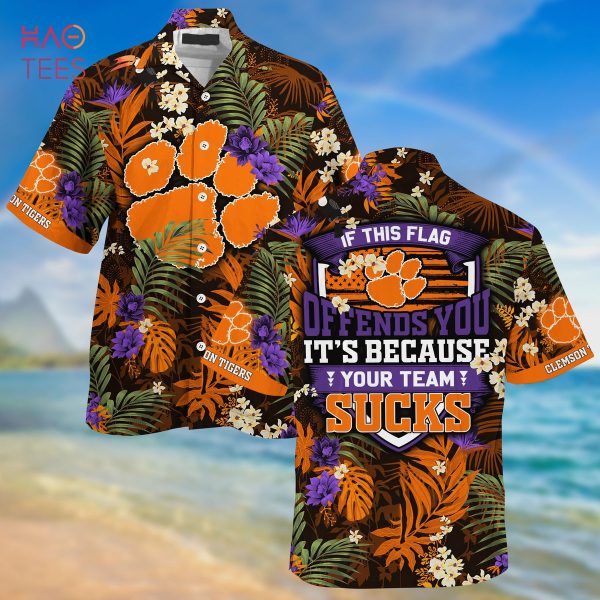 Clemson Tigers Summer Hawaiian Shirt And Shorts