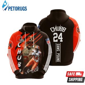 Cleveland Browns Nick Chubb 3D Hoodie