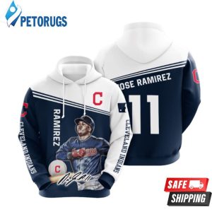 Cleveland Indians Jose Ramirez 2 3D Hoodie