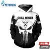 Coal Miner Skull Us American 3D Hoodie