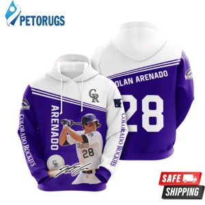 Colorado Rockies Nolan Arenado 2 3D Hoodie