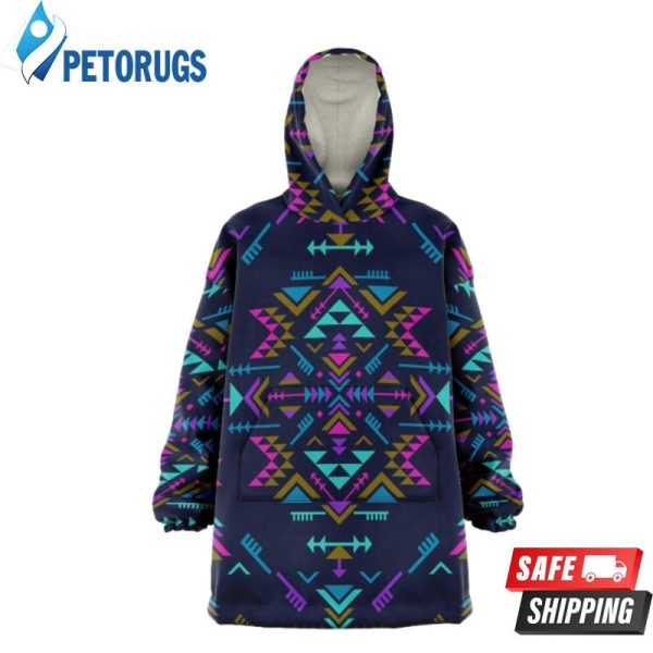 Colorful Native Pattern Snug 3D Hoodie