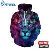 Coloured Glaze Lion 3D Hoodie