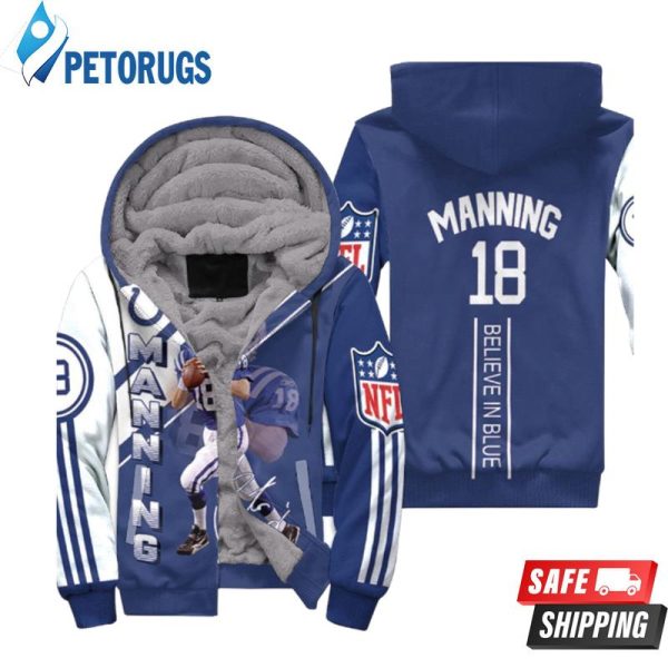 Colts Peyton Manning 3D Hoodie