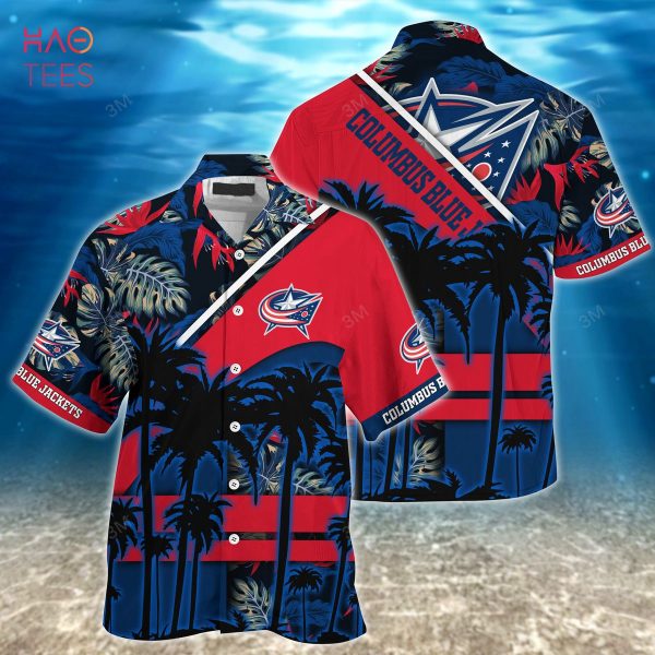 Columbus Blue Jackets NHL-Summer Hawaiian Shirt And Shorts