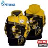 Cool Skull Steelers 3D Hoodie