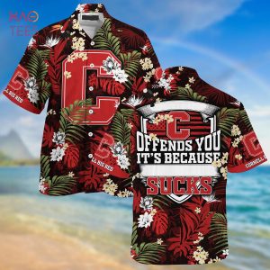 Cornell Big Red Summer Hawaiian Shirt And Shorts