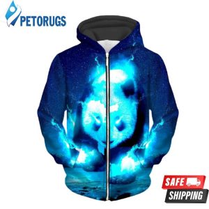 Cosmic Panda Up 3D Hoodie