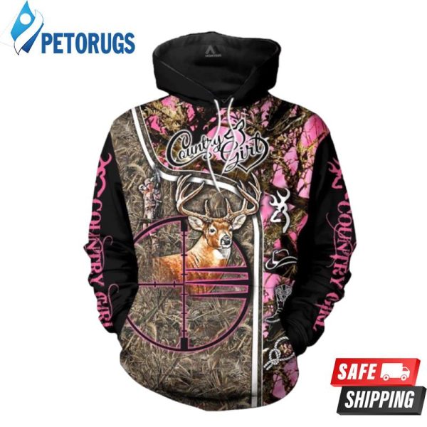 Country Girl Camo 3D Hoodie