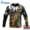 Coyote Hunting Camo 3D Hoodie