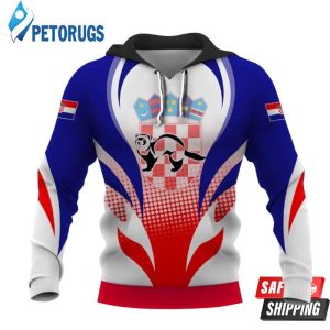 Croatia 3D Hoodie