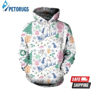 Daily Christmas Elements 3D Hoodie