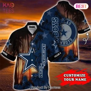 Dallas Cowboys Hawaiian Shirt tropical island personalized