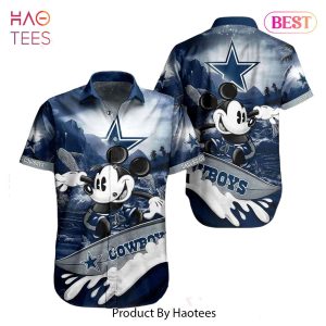 Dallas Cowboys NFL Hawaiian Shirt Mickey Graphic 3D Printed Gift For Fans