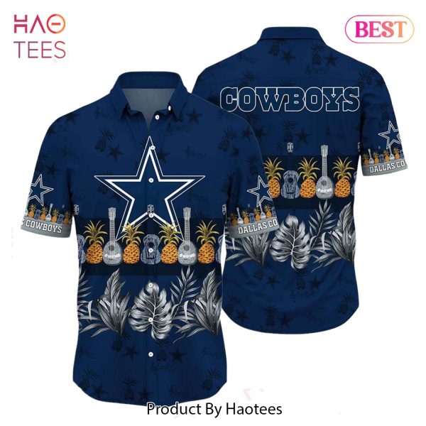 Dallas Cowboys NFL Hawaiian Shirt Tropical Pattern Graphic Trends Summer Gift For Fan NFL