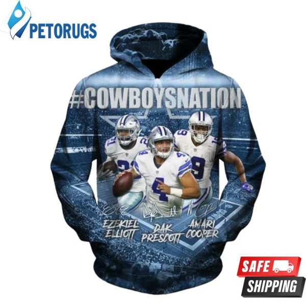 Dallas Cowboys Nfl Dallas Cowboys Apparel 19525 3D Hoodie