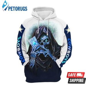 Dallas Cowboys Nfl Football Magic Skull Dallas Cowboys 3D Hoodie