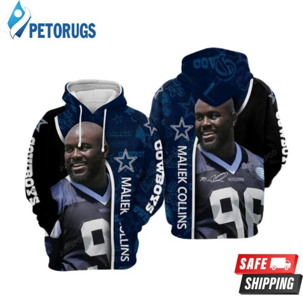 Dallas Cowboys Nfl Football Maliek Collins Dallas Cowboys 3D Hoodie