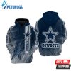 Dallas Cowboys Nfl Football Smoke Blue White Dallas Cowboys 3D Hoodie