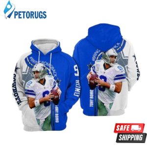 Dallas Cowboys Romo Back 3D Hoodie