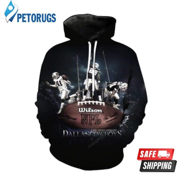 Dallas Cowboys Wilson And Pered Custom Dallas Cowboys Graphic 3D Hoodie