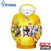 Danganronpa Monokuma Ing Fashion Stars 3D Hoodie