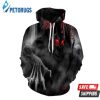 Dark Fantasy Evil Glowing Red Eyed Zombie Corpse Nice 3D Hoodie