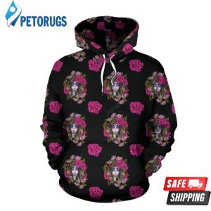 Day Of The Dead Makeup Girl 3D Hoodie