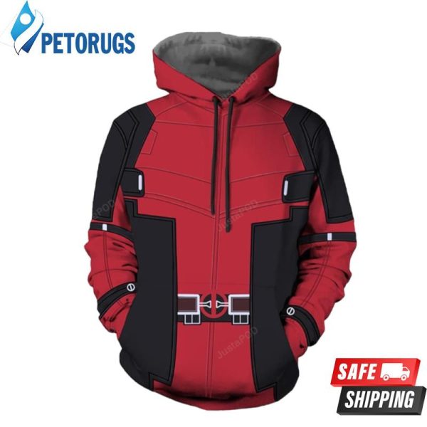 Dead Pool 3D Hoodie