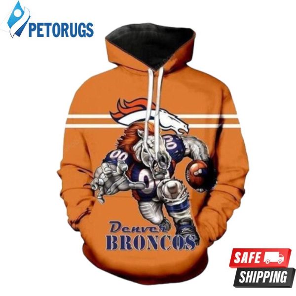 Denver Broncos 3D Hoodie