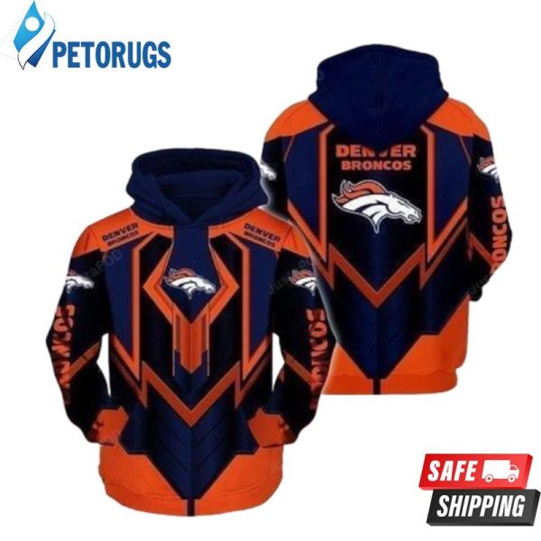 Denver Broncos Football 2020 3D Hoodie