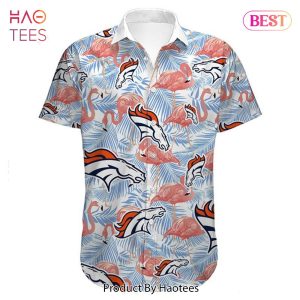 Denver Broncos Hawaiian Shirt flower summer gift for fans