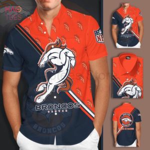 Denver Broncos Logo Hawaii Aloha Shirt