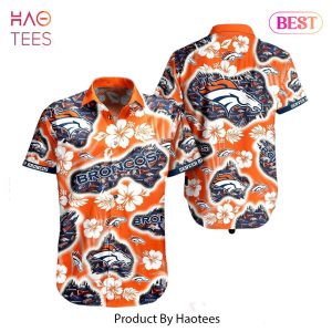 Denver Broncos NFL Hawaii Shirt Graphic Floral Printed This Summer Beach Shirt For Fans